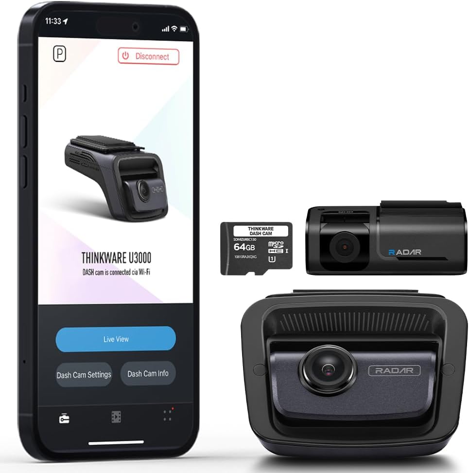 Thinkware U3000 2CH Dashcam